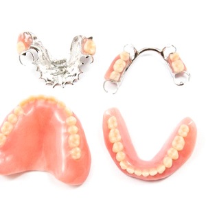 two full dentures and two partials 