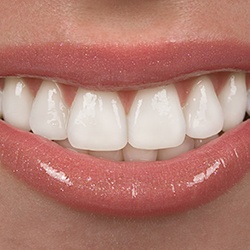 Closeup of healthy smile