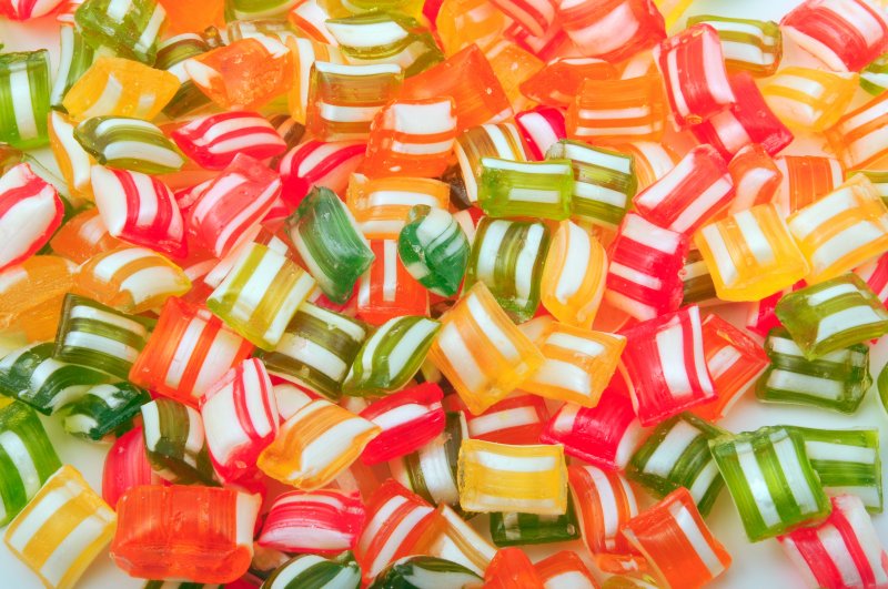 assorted hard candies that can chip teeth