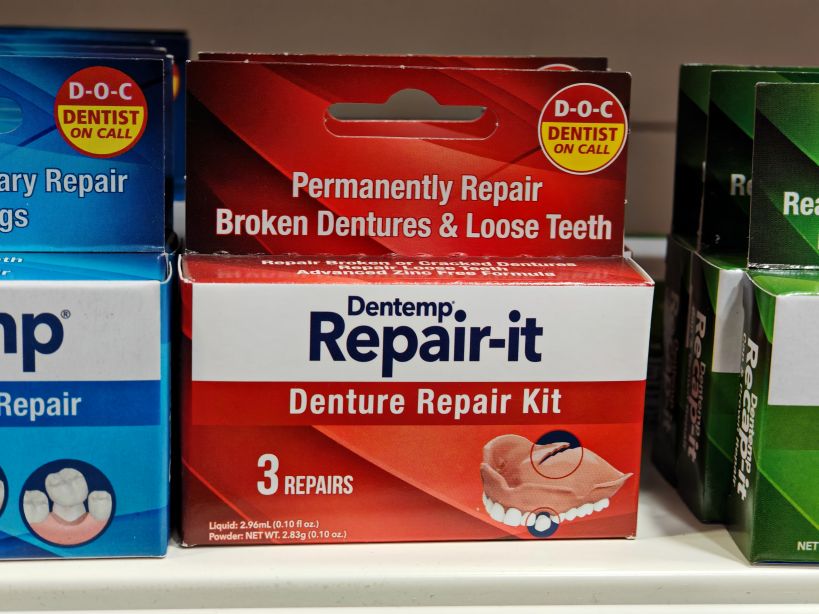 A denture repair kit
